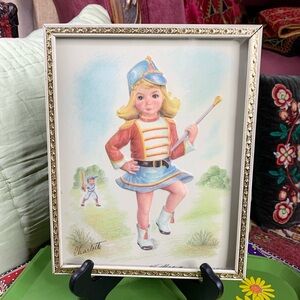 60s Majorette 3-D Art Shadowbox